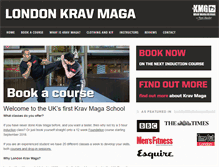 Tablet Screenshot of londonkravmaga.com